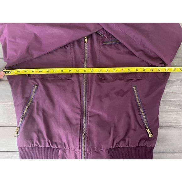 Vintage HTF Roffe Maroon Windbreaker Jacket Unisex Small - Picture 7 of 10